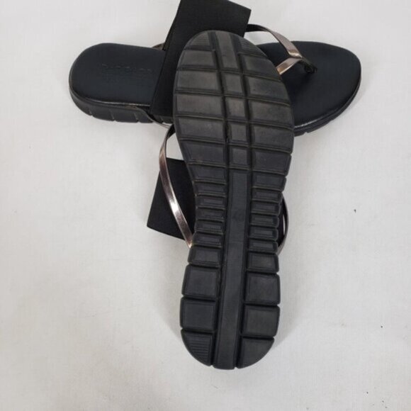 Ron White Rapisardi Danae Thong Sandal Gold Black Size 40 Made in Ita… - Picture 13 of 16